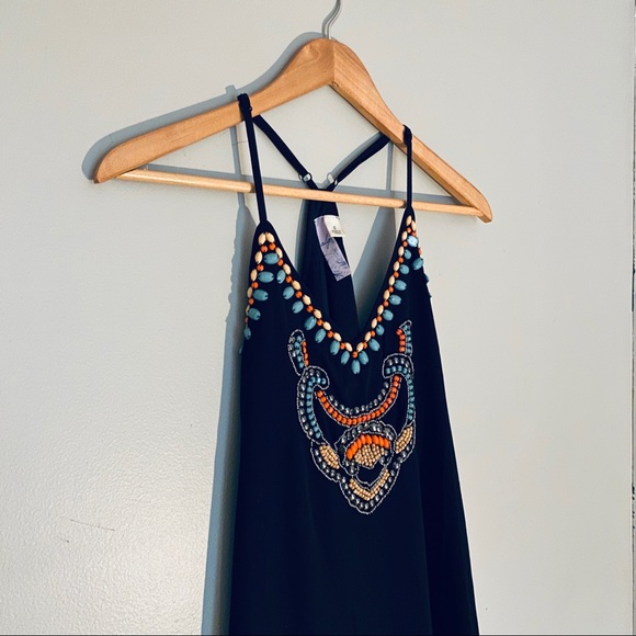 Black Beaded Dress - Picture 2 of 7